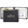 Double View Horizontal Padded Folio